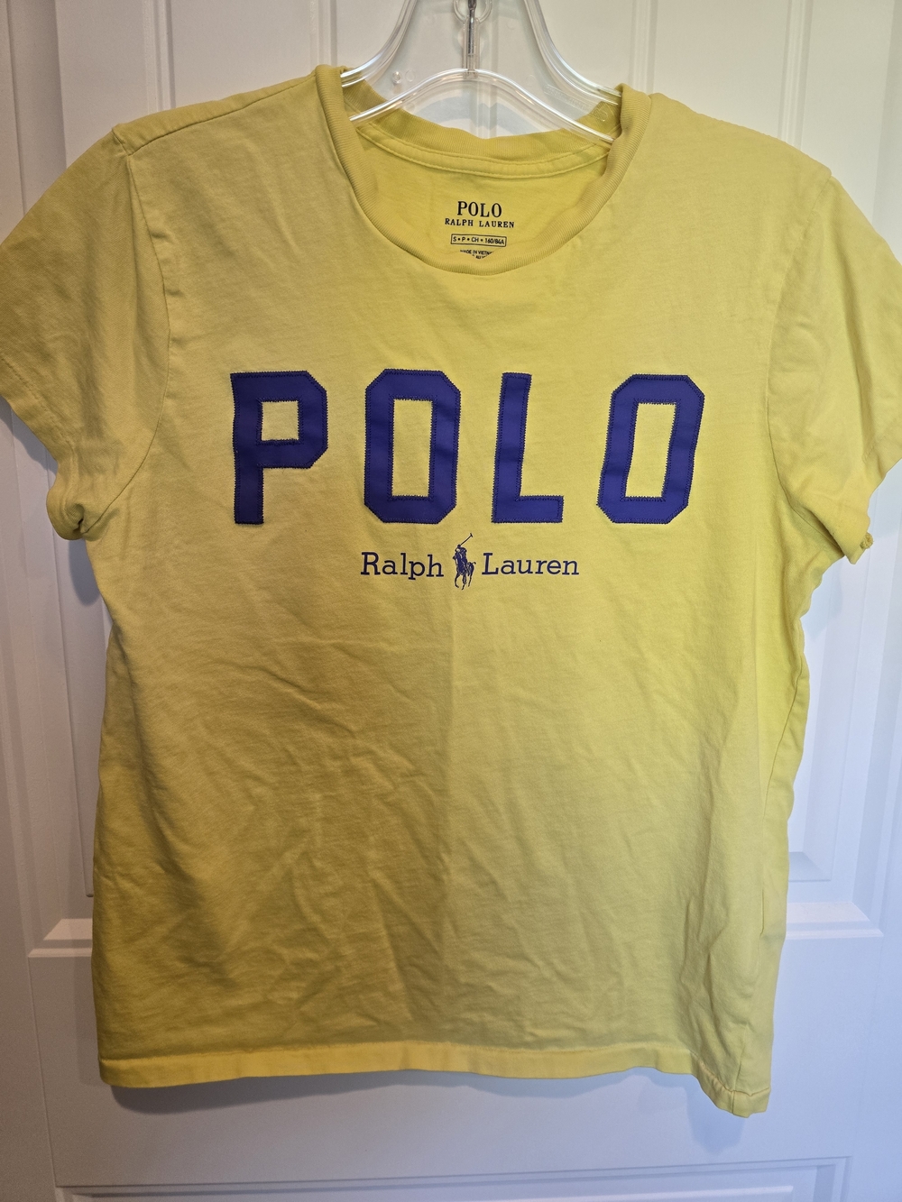 Polo by Ralph Lauren Yellow Tee with Navy Logo